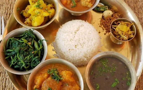 Nepali Food Dal Bhat